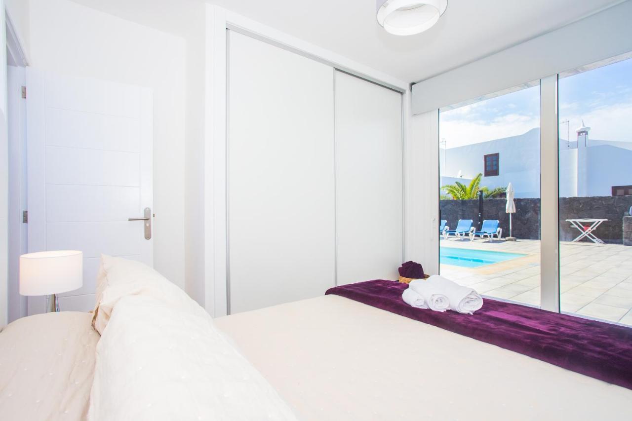 Eslanzarote Eco Villa Tony, Heated Pool, Jacuzzi, Sat Tv, Super Wifi La Costa Exteriör bild