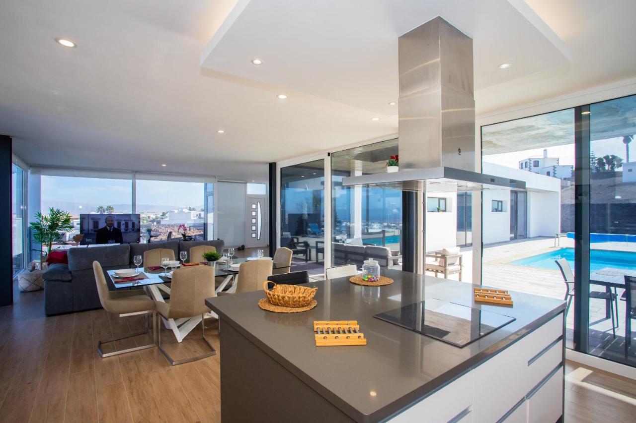 Eslanzarote Eco Villa Tony, Heated Pool, Jacuzzi, Sat Tv, Super Wifi La Costa Exteriör bild