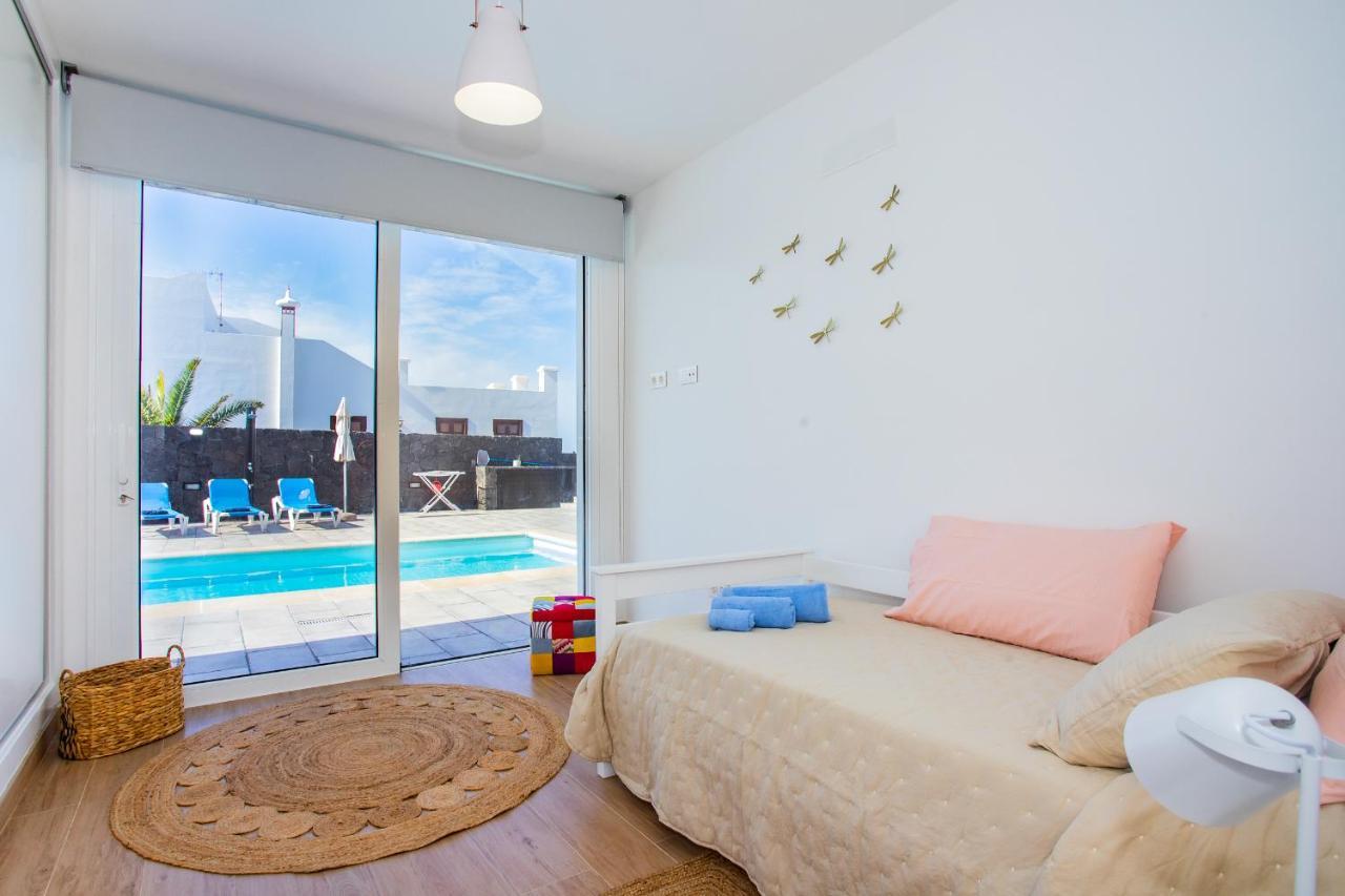 Eslanzarote Eco Villa Tony, Heated Pool, Jacuzzi, Sat Tv, Super Wifi La Costa Exteriör bild