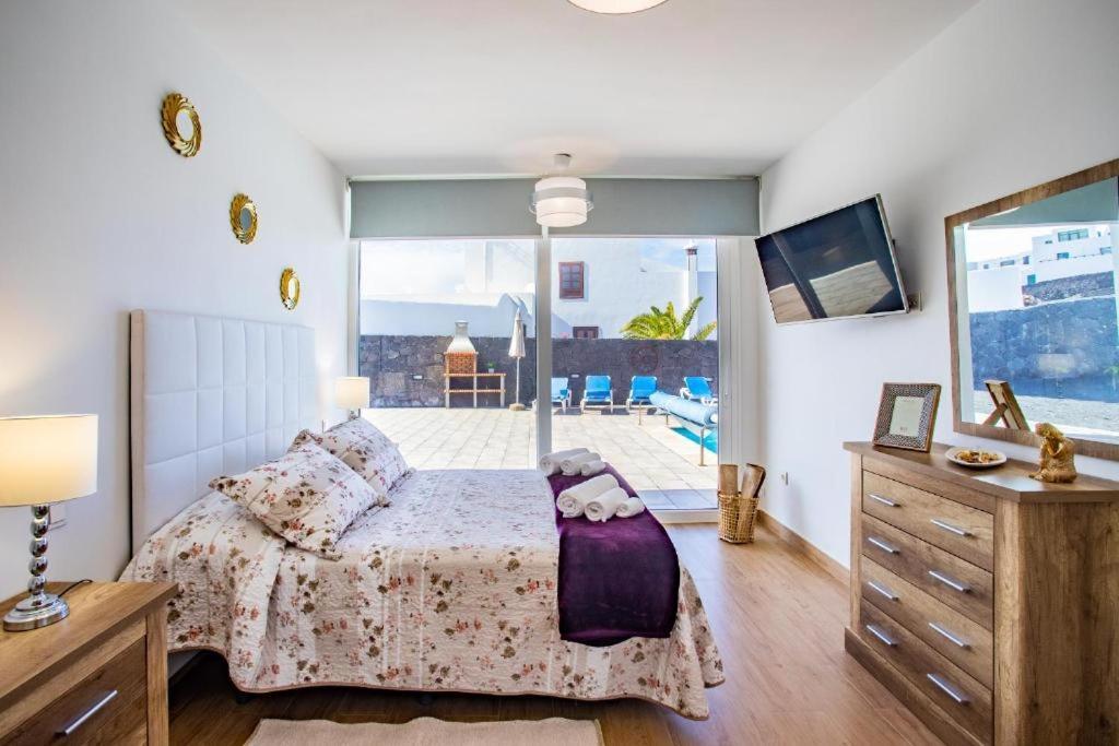 Eslanzarote Eco Villa Tony, Heated Pool, Jacuzzi, Sat Tv, Super Wifi La Costa Exteriör bild